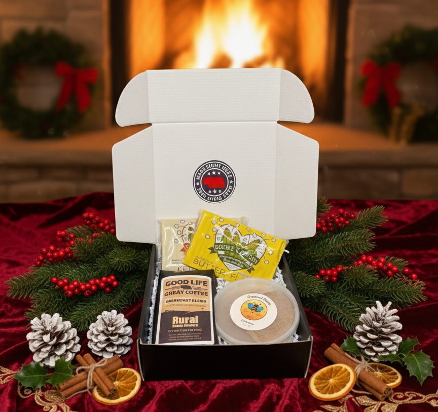 Nebraska Morning Box — Coffee, Popcorn & Creamed Honey